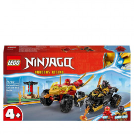 LEGO® NINJAGO 71789 Verfolgungsjagd mit Kais Flitzer und Ras‘ Motorrad