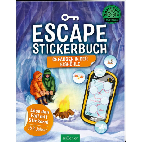 Escape-Stickerbuch – Gefangen in der Eishöhle