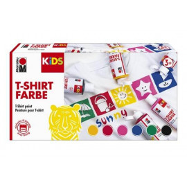 Kids T-Shirt Farbe, 6er, 80ml