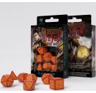 Dragon red-orange Dice Set 7