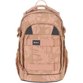School Backpack Origin Bold Leaves caram