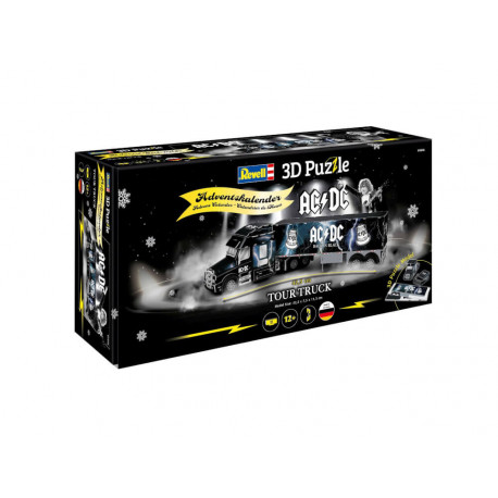 Adventskalender AC/DC Truck, Revell 3D Puzzle