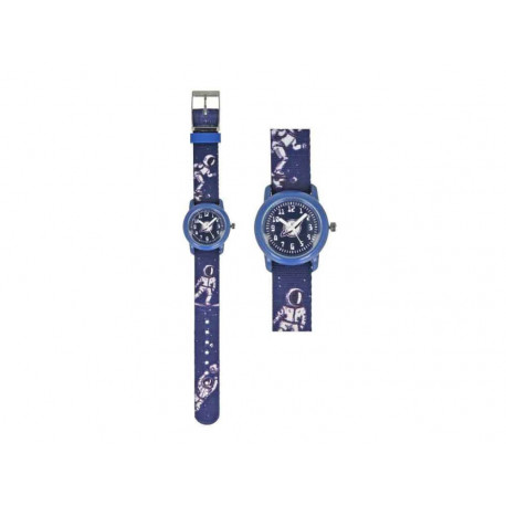 Ki.Uhr Textil Astronaut blau