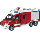 bruder 02680 MB Sprinter Feuerwehrrüstwagen mit Light + Sound Modul