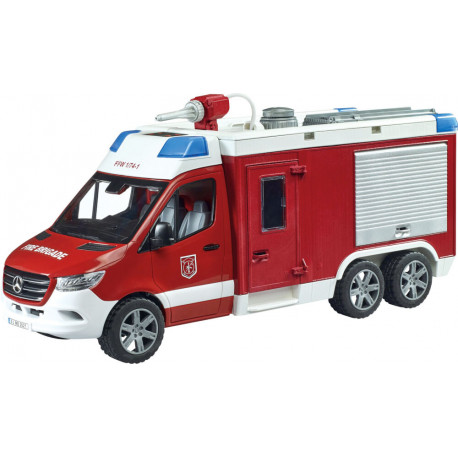 bruder 02680 MB Sprinter Feuerwehrrüstwagen mit Light + Sound Modul