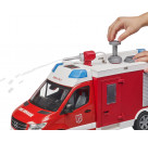 bruder 02680 MB Sprinter Feuerwehrrüstwagen mit Light + Sound Modul