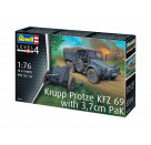 Krupp Protze KFZ 69 with 3,7cm Pak, Revell Modellbausatz