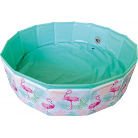 Splash & Fun Fix Pool Flamingo 80 cm, faltbar, mit Tasche