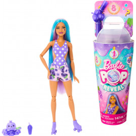 Barbie Pop! Reveal Barbie Juicy Fruits Serie - Traubensaft