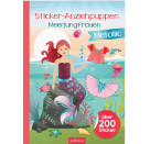 Sticker-Anziehpuppen Metallic – Meerjungfrauen