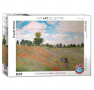 EuroGraphics Puzzle Mohnfeld von Claude Monet 1000 Teile