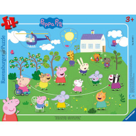 Puzzle Seilspringen mit Peppa Wutz 8-17 Teile