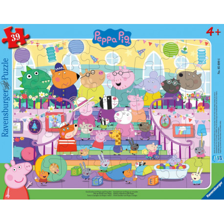 Puzzle Familenf.m.Peppa u.Freunde 30-48 Teile