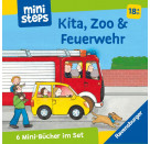 ministeps: Mein erster Bücher-Würfel: Kita, Zoo und Feuerwehr (Bücher-Set)