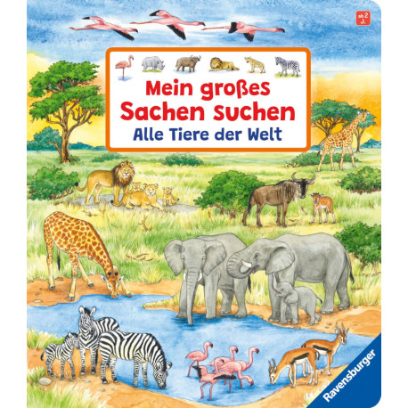Mein großes Sachen suchen: Alle Tiere der Welt