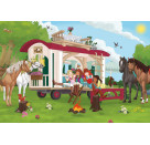 Puzzle Schleich Horse Club, Hannoveraner Fohlen mit Add-on 100Teile