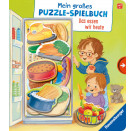 Mein großes Puzzle-Spielbuch: Das essen wir heute