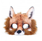 TOITOYS ANIMAL WORLD Maske mit Kunstpelz -Tier, 6-fach sortiert