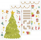Fenster-Sticker Weihnacht 3er