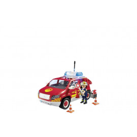 PLAYMOBIL 71375 Brandmeisterfahrzeug mit Licht und Sound