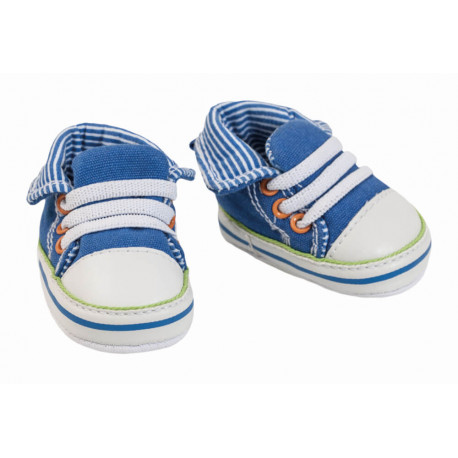 Puppen-Sneakers, blau, Gr. 30-34 cm