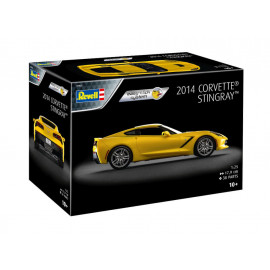 2014 Corvette Stingray , Revell Bausatz zum Zusammenstecken mehrfarbig