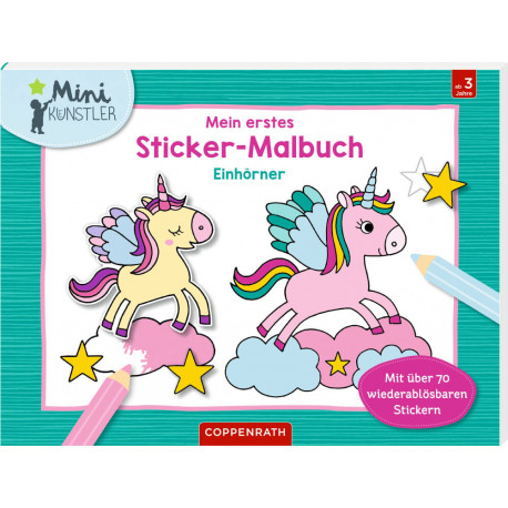 Mein 1. Sticker-Malbuch - Einhörner (Mini-Künstler)