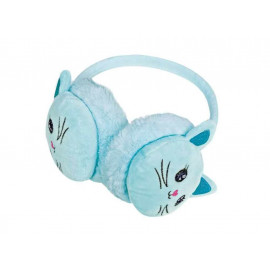 Ohrenwärmer Katze blau