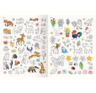 Ravensburger Mein Ausmalstickerbuch Frühling - Großes Buch mit über 300 Stickern, viele Sticker zum