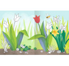 Ravensburger Mein Ausmalstickerbuch Frühling - Großes Buch mit über 300 Stickern, viele Sticker zum