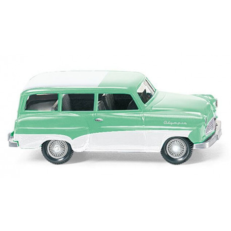 WIKING Opel Caravan 1956 - mintgrün mit weißem Dach