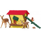 schleich® FARM WORLD 42658 Fütterung der Waldtiere