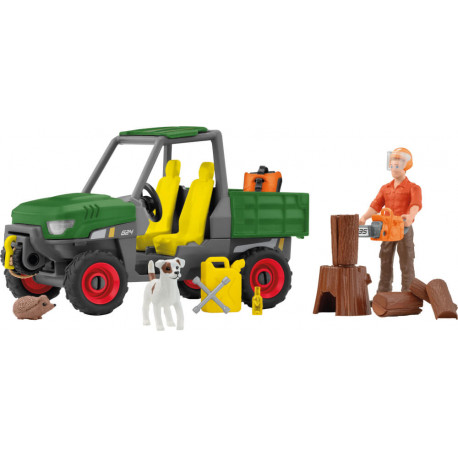 schleich® FARM WORLD 42659 Waldbauer mit Fahrzeug