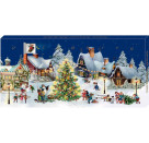 Weihnachtsdorf, Adventskalender-Schokolade (Behr)