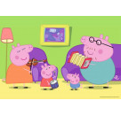 Ravensburger 075966 Puzzle: Zuhause bei Peppa / Peppa Pig, 2x12 Teile