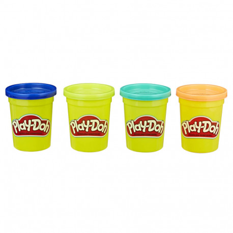 Play-Doh 4er-Pack Wild, 112g-Dosen