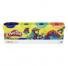 Play-Doh 4er-Pack Wild, 112g-Dosen