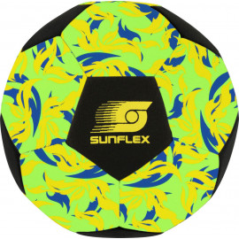 sunflex Neopren Fußball Size 5 Glow Flames Firegreen