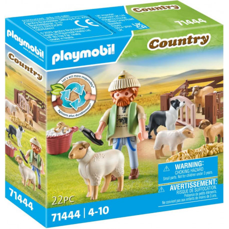 PLAYMOBIL 71444 Junger Schäfer mit Schafen