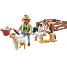 PLAYMOBIL 71444 Junger Schäfer mit Schafen