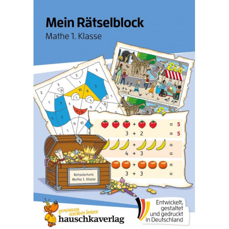 Mein Rätselblock Mathe 1. Klasse