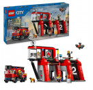 LEGO® City 60414 Feuerwehrstation mit Drehleiterfahrzeug