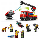 LEGO® City 60414 Feuerwehrstation mit Drehleiterfahrzeug