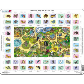 Puzzle - Learning English (5) at the Zoo