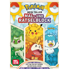 Pokémon: Mein toller Mal- und Rätselblock