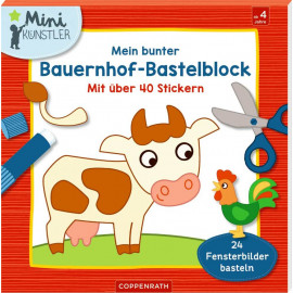 Mein bunter Bauernhof-Bastelblock - Mini-Künstler