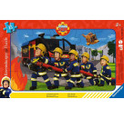 Ravensburger Kinderpuzzle 12001030 - Unsere Retter im Einsatz -  15 Teile Fireman Sam Rahmenpuzzle für Kinder ab 3 Jah