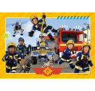 Ravensburger Kinderpuzzle 12001031 - Die Rettung naht -  2x12 Teile Fireman Sam Puzzle für Kinder ab 3 Jahren