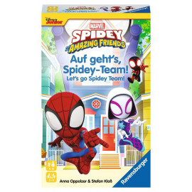 Ravensburger Spidey and his Amazing Friends - Auf gehts, Spidey-Team! - 22594 - Mitbringspiel für 2-4 Spieler ab 4 Ja