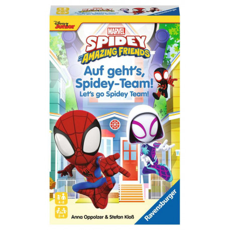 Ravensburger Spidey and his Amazing Friends - Auf gehts, Spidey-Team! - 22594 - Mitbringspiel für 2-4 Spieler ab 4 Ja